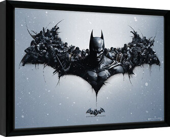 Obraz na zeď - Batman: Arkham Origins - Logo, 40 × 30 cm