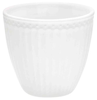 Porcelánový hrnek na latté Alice White