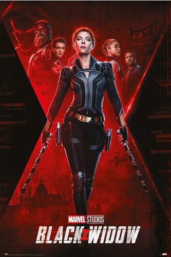 Plakát, Obraz - Black Widow - Nedokončený úkol, 61 × 91.5 cm