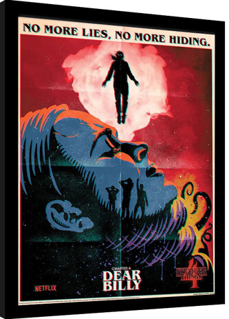 Obraz na zeď - Stranger Things 4 - Dear Billy, 30 × 40 cm