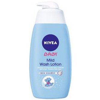 Nivea Baby Mild Wash Lotion - Mycí gel na tvář, tělo i vlásky pro děti 500 ml unisex