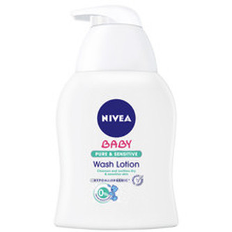 Nivea Baby Nutri Sensitive Wash Lotion - Mycí gel na tvář, tělo a vlásky pro děti 250 ml unisex