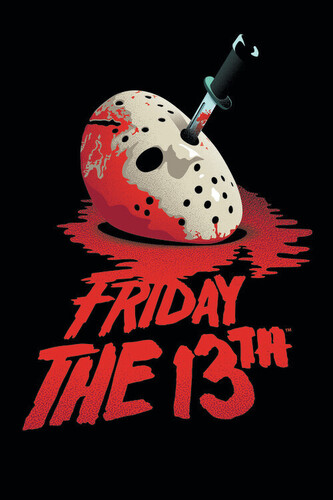 Umělecký tisk Friday the 13th - Blockbuster, 26.7 × 40 cm