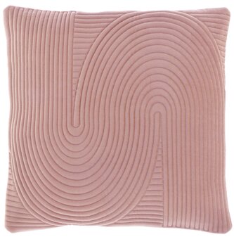 Dekorativní polštář Alette starorůžový