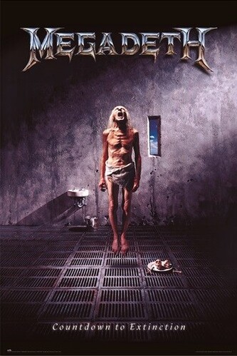 Plakát, Obraz - Megadeth - Countdown to Extinction, 61 × 91.5 cm