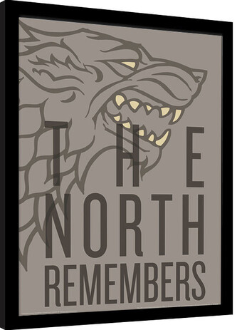 Obraz na zeď - Hra o Trůny (Game of Thrones) - The North Remembers, 30 × 40 cm