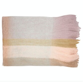 Přehoz přes postel Check Pastel Mix