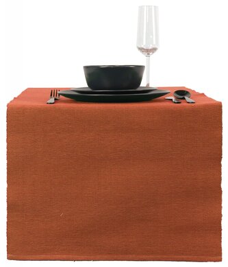 Elegantní běhoun Trix cihlový