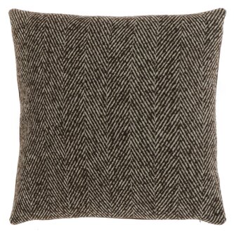 Režný polštář Kros hnědý