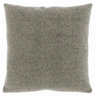 Režný polštář Kros v šedé