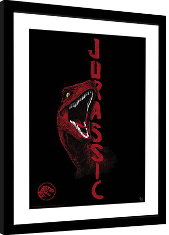 Obraz na zeď - Jurassic World - Raptor, 34 × 44.2 cm