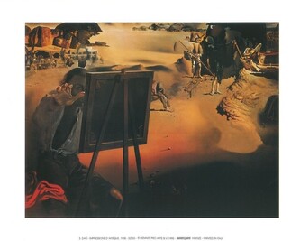 Umělecký tisk Dojmy z Afriky, 1938, Salvador Dalí, 30 × 24 cm