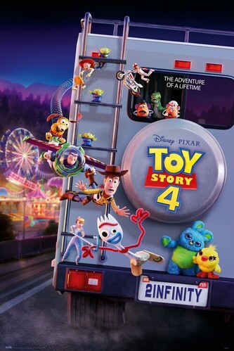 Plakát, Obraz - Toy Story 4 - To Infinity, 61 × 91.5 cm