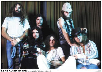 Plakát, Obraz - Lynyrd Skynyrd - De Doelen, Rotterdam October 1975, 84 × 59.4 cm