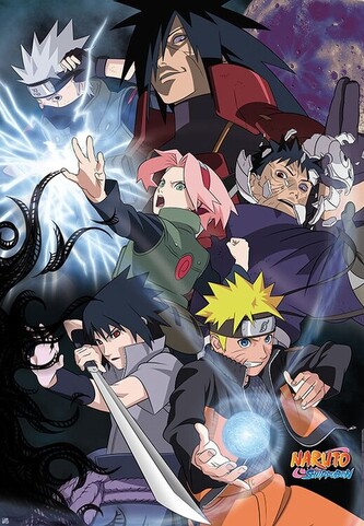 Plakát, Obraz - Naruto Shippuden - Group Ninja War, 61 × 91.5 cm