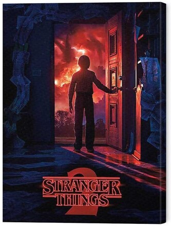 Obraz na plátně Stranger Things - Doorway, 2 - 60×80 cm