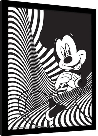 Obraz na zeď - Mickey Mouse - Linear, 34.3 × 44.5 cm
