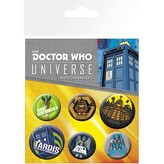 Plackový set Doctor Who - Alien Adventures