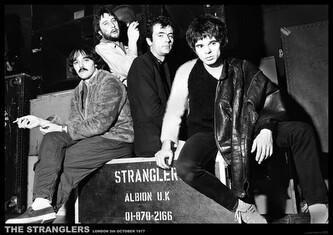 Plakát, Obraz - The Stranglers - London 1977, 84 × 59.4 cm