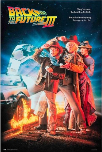 Plakát, Obraz - Back to the Future 3, 61 × 91.5 cm