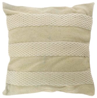 Dekorativní polštář Dex v barvě slonové kosti