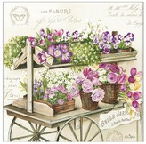 Papírový ubrousek Les Fleurs