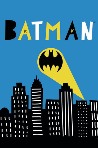 Umělecký tisk Batman - Light signal, 26.7 × 40 cm
