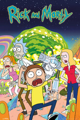 Plakát, Obraz - Rick & Morty - Group, 61 × 91.5 cm