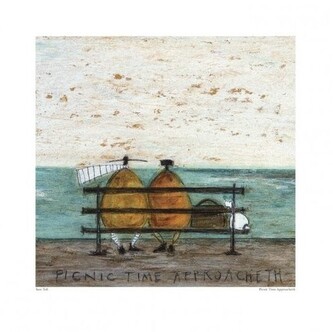 Umělecký tisk Sam Toft - Picnic Time Approacheth, 40 × 30 cm