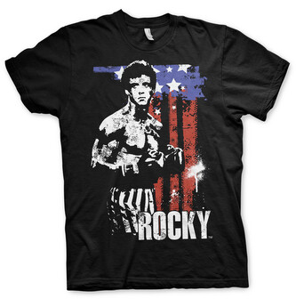 Tričko Rocky - American Flag, XXL