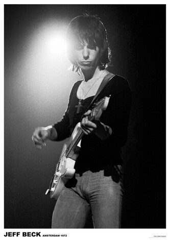 Plakát, Obraz - Jeff Beck - Rotterdam 1972, 59.4 × 84 cm