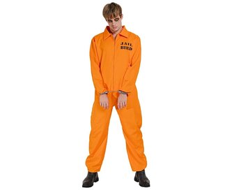 Strój więzień pomarańczowy rozm. M