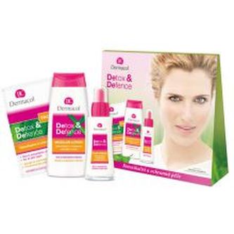 Dermacol Detox & Defence Set - Dárková sada detoxikační a ochranné péče 266 ml pro ženy