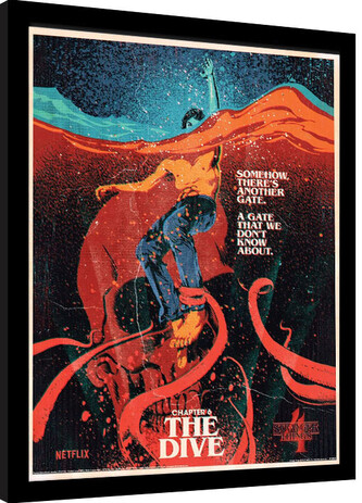 Obraz na zeď - Stranger Things 4 - The Dive, 34.3 × 44.5 cm