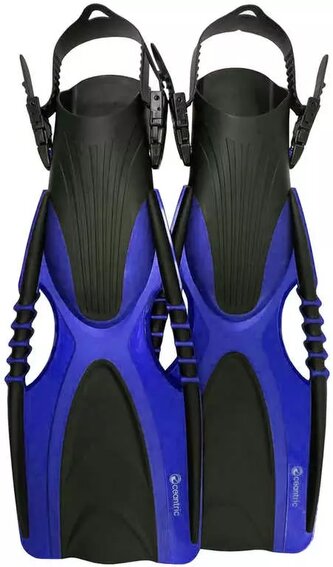 ACRA Ploutve Delta roztahovací potápěčské s páskem vel. S-M (EU 36-40) modré