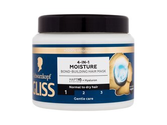 Schwarzkopf Gliss Maska na vlasy Moisture 400 ml 4-in-1 Hair Mask pro ženy