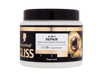 Schwarzkopf Gliss Maska na vlasy Repair 400 ml 4-in-1 Hair Mask pro ženy