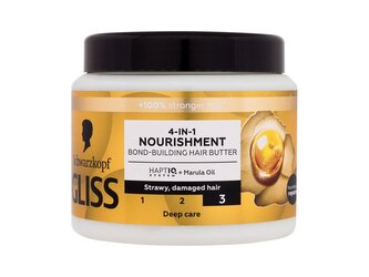 Schwarzkopf Gliss Maska na vlasy Nourishment 400 ml 4-in-1 Hair Butter pro ženy
