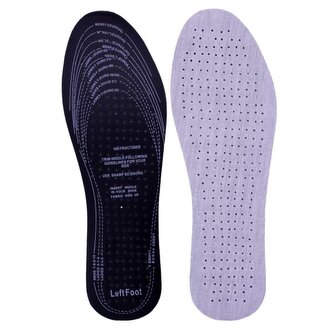 VLOŽKY DO BOT 1 PÁR BAVLNĚNÁ TKANINA + LATEX