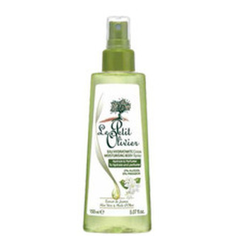 Le Petit Olivier Jasmín, aloe vera a olivový olej Moisturizing Body Spray - Hydratační tělová voda ve spreji 150 ml pro ženy