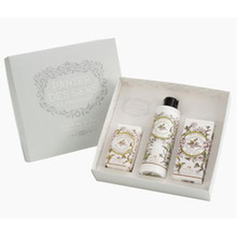 Panier Des Sens Verbena Dárková sada ( tělové mléko, krém na ruce a tuhé mýdlo ) 475 ml pro ženy