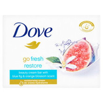Dove Go Fresh Restore Beauty Cream Bar - Tuhé mýdlo s vůní modrého fíku a pomerančového květu 100. ml pro ženy