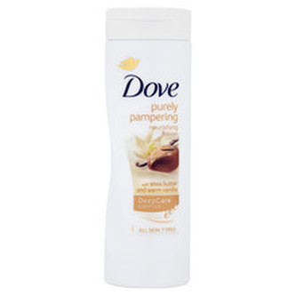 Dove Purely Pampering Nourishing Lotion - Tělové mléko s vůní bambuckého másla a vanilky 400 ml pro ženy