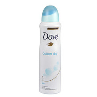 Dove Cotton Dry Deodorant - Antiperspirant ve spreji 150 ml pro ženy