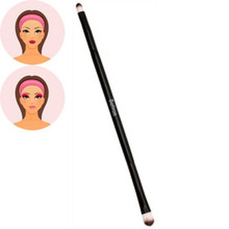 Sefiros Black & White Brush Eyelid Lips - Duo štětec na oční stíny a rty pro ženy