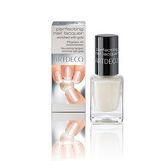 Artdeco Perfecting Nail Lacquer - Zdokonalující lak na nehty se zlatými částečkami 10 ml pro ženy
