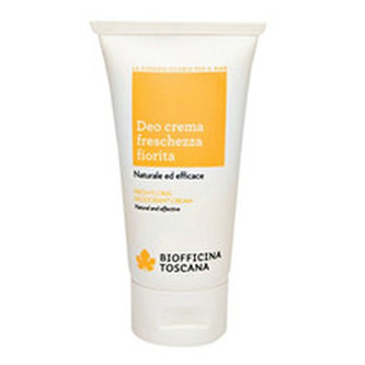 Biofficina Toscana Deo Crema Freschezza Fiorita ( Fresh Floral Deodorant Cream ) - Svěží deodorační krém s vůní květin 50 ml pro ženy