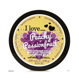 I Love Peachy Passionfruit Nourishing Body Butter ( broskev a tropické ovoce ) - Vyživující tělové máslo 200 ml pro ženy