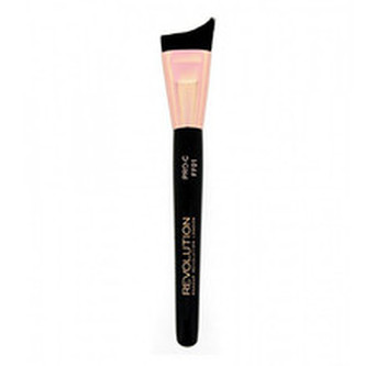 Makeup Revolution Pro Curve Contour Foundation Brush - Konturovací štětec na podklad pro ženy