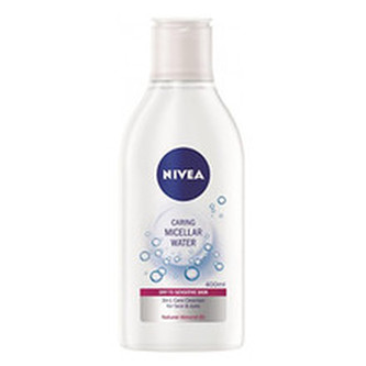 Nivea Caring Micellar Water ( suchá a citlivá pleť ) - Jemná pečující micelární voda 400 ml pro ženy